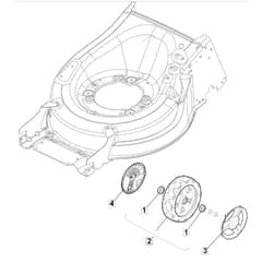 SP505R V - 2022 - 294519043/M22 - Mountfield Rotary Mower Wheels Diagram