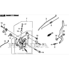 SP51 H - 2020-2021 - 295546138/MC - Mountfield Rotary Mower Controls Diagram