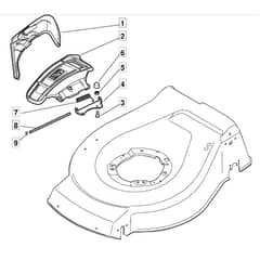 SP530 HW - 2012-2013 - 299536923/MFR - Mountfield Rotary Mower Ejection Guard Diagram