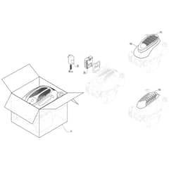 SP533 LS - 2019-2020 - 295546548/MC - Mountfield Rotary Mower Engine Cover Diagram