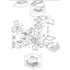 SP534 - 2007 - 290532148/BQ - Mountfield Rotary Mower SV150 Engine Diagram