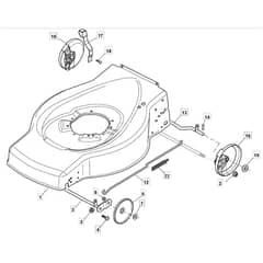 SP534 - 2009 - 299275328/MR - Mountfield Rotary Mower Deck Diagram
