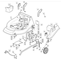 SP534HW BBC - 2014 - 292157438/MFR - Mountfield Rotary Mower Deck Diagram