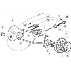 SP535 - 2007 - 290532138/BQ - Mountfield Rotary Mower Transmission Diagram
