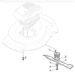 SP535 BW EL 4S - 2022 - 299537848/MTF - Mountfield Rotary Mower Blade Diagram