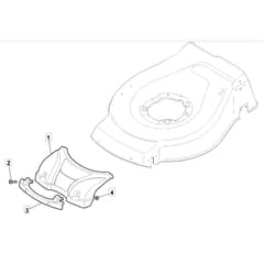 SP535 BWEL4S - 2015-2022 - 299537828/MTF - Mountfield Rotary Mower Mask Diagram