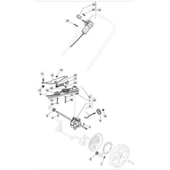 SP535 HW4S - 2014-2018 - 299537838/M14 - Mountfield Rotary Mower Transmission Diagram