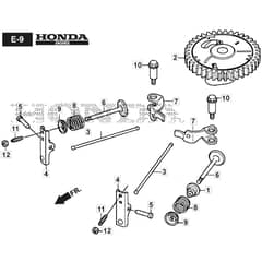 SP535 HW4S - 2020-2022 - 299537838/MTF - Mountfield Rotary Mower Camshaft Diagram