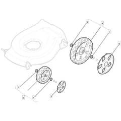 SP535 HW - 2011-2014 - 299536838/BQ - Mountfield Rotary Mower Wheels Diagram