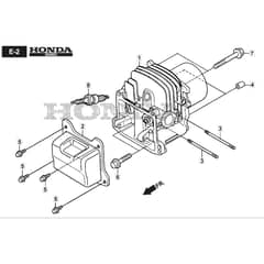 SP535 HWV - 2019 - 294557838/M19 - Mountfield Rotary Mower Cylinder Head Diagram