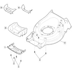 SP535 HWV - 2019 - 294557838/M19 - Mountfield Rotary Mower Mask Diagram