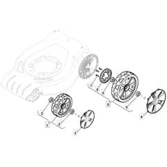 SP53 - 2020 - 295546048/AMZ - Mountfield Rotary Mower Wheels Diagram