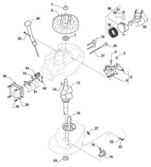 SP53 - 2021 - 2L0536048/M21 - Mountfield Engine Piston Cylinder Diagram