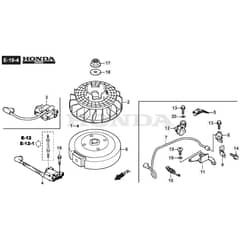 SP53 ELITE - 2018 - 295546038/M18 - Mountfield Rotary Mower Flywheel GCV160A0 S4 GB SD Diagram