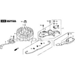 SP53 H - 2019 - 295546138/WX - Mountfield Rotary Mower Flywheel Diagram
