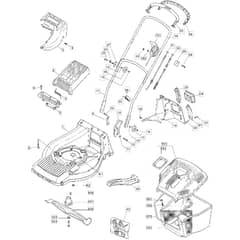 SP550 - 2005 - 12-9686-00 - Mountfield Rotary Mower Handle Diagram