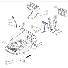 SP550 TRI-CUT - 2006 - 292552023/BQ - Mountfield Rotary Mower Deck Diagram