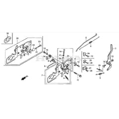 SP555 - 2014-2015 - 292552238/BQ - Mountfield Rotary Mower Control  GCV160A0 S4 LE SD Diagram