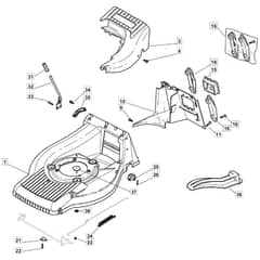 SP555 - 2014-2015 - 292552238/BQ - Mountfield Rotary Mower Deck Diagram