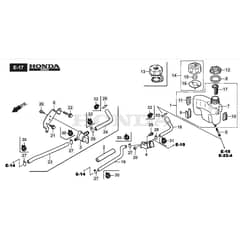 SP555 - 2014-2015 - 292552238/BQ - Mountfield Rotary Mower Fuel Tank Diagram