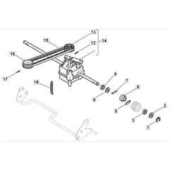 SP555 - 2014-2015 - 292552238/BQ - Mountfield Rotary Mower Transmission Diagram