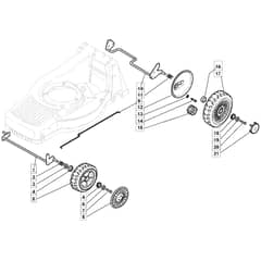 SP555 - 2014-2015 - 292552238/BQ - Mountfield Rotary Mower Wheels Diagram