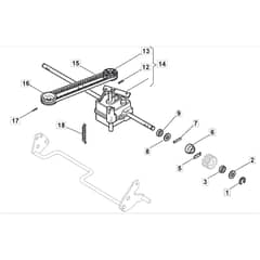 SP555 TRICUT - 2013-2014 - 292552138/BQ - Mountfield Rotary Mower Transmission Diagram