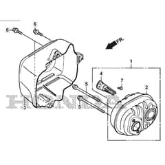 SP555 V - 2020 - 294563038/M20 - Mountfield Rotary Mower Exhaust Muffler Diagram