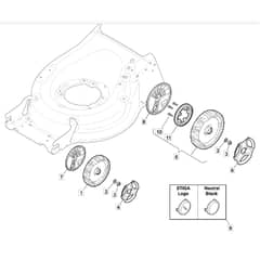 SP556 BV - 2018-2021 - 294563028/MC - Mountfield Rotary Mower Wheels Diagram