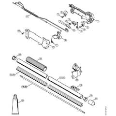 Genuine Stihl SP90 T / J - Control handle, Drive tube assembly SP 90