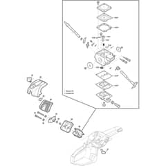 SP 316 - 2017-2018 - 240311202/S17 - Stiga Chainsaw Carburettor Diagram