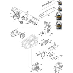 SP 316 C - 2017-2018 - 240311212/S17 - Stiga Chainsaw Housing 02 Diagram