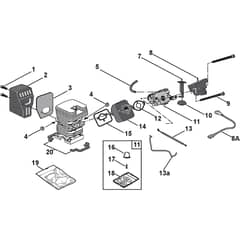 SP 340 - 2001-2007 - 122614003 - Stiga Chainsaw Carburettor Diagram
