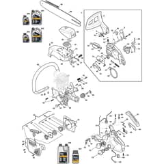 SP 375 Q - 2012-2019 - 203714102/11 - Stiga Chainsaw Housing Diagram