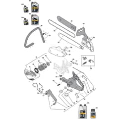 SP 400 - 2009-2011 - 222116002/09 - Stiga Chainsaw Housing Diagram