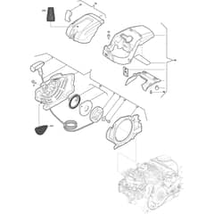 SP 466 - 2018-2022 - 240461602/S17 - Stiga Chainsaw Housing Diagram