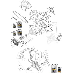 SP 46 - 2013 - 244618002/11 - Stiga Chainsaw Bodywork Diagram