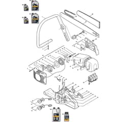 SP 522 (16) - 2008-2010 - 15-4116-23 - Stiga Chainsaw Housing Diagram