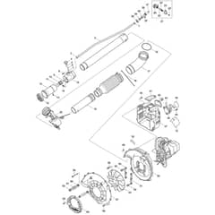 Makita SP-7650.4R - Petrol Mist Blower - Power Tool 01 Diagram