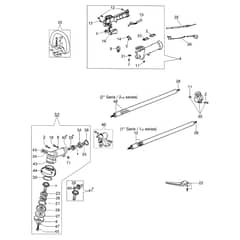 SPARTA 250 S - Oleo-Mac Brushcutter Transmission Diagram