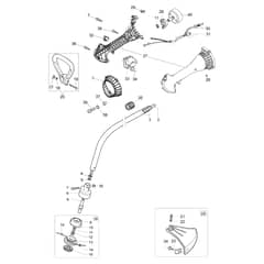 SPARTA 25 TR - Oleo-Mac Brushcutter Transmission Diagram