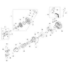 SPARTA 381 S - Oleo-Mac Brushcutter Ignition system Diagram
