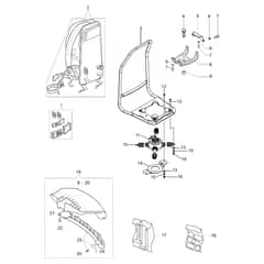SPARTA 441 BP - Oleo-Mac Brushcutter Frame - Accessories Diagram