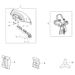 SPARTA 441 T - Oleo-Mac Brushcutter Accessories Diagram
