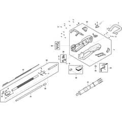 SPH 900 AE - 2021-2024 - 279710038/ST1 - Stiga Hedge Trimmer Handle Diagram