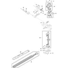 SPH 900 AE - 2021-2024 - 279710038/ST1 - Stiga Hedge Trimmer Hedge Trimmer Diagram
