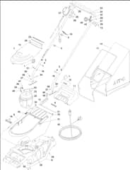 Hayter Spirit 41 Electric Push - 615J (314000001 - 314999999) - Upper Mainframe