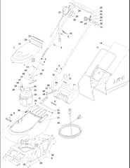 Hayter Spirit 41 Electric Push - 615J (313001001 - 313999999) - Upper Mainframe