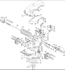 Hayter Spirit 41 Petrol AD - 619J (400000000 - 401999999) - Lower Assembly