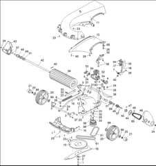 Hayter Spirit 41 Petrol AD - 619J (316000001 - 316999999) - Lower Assembly